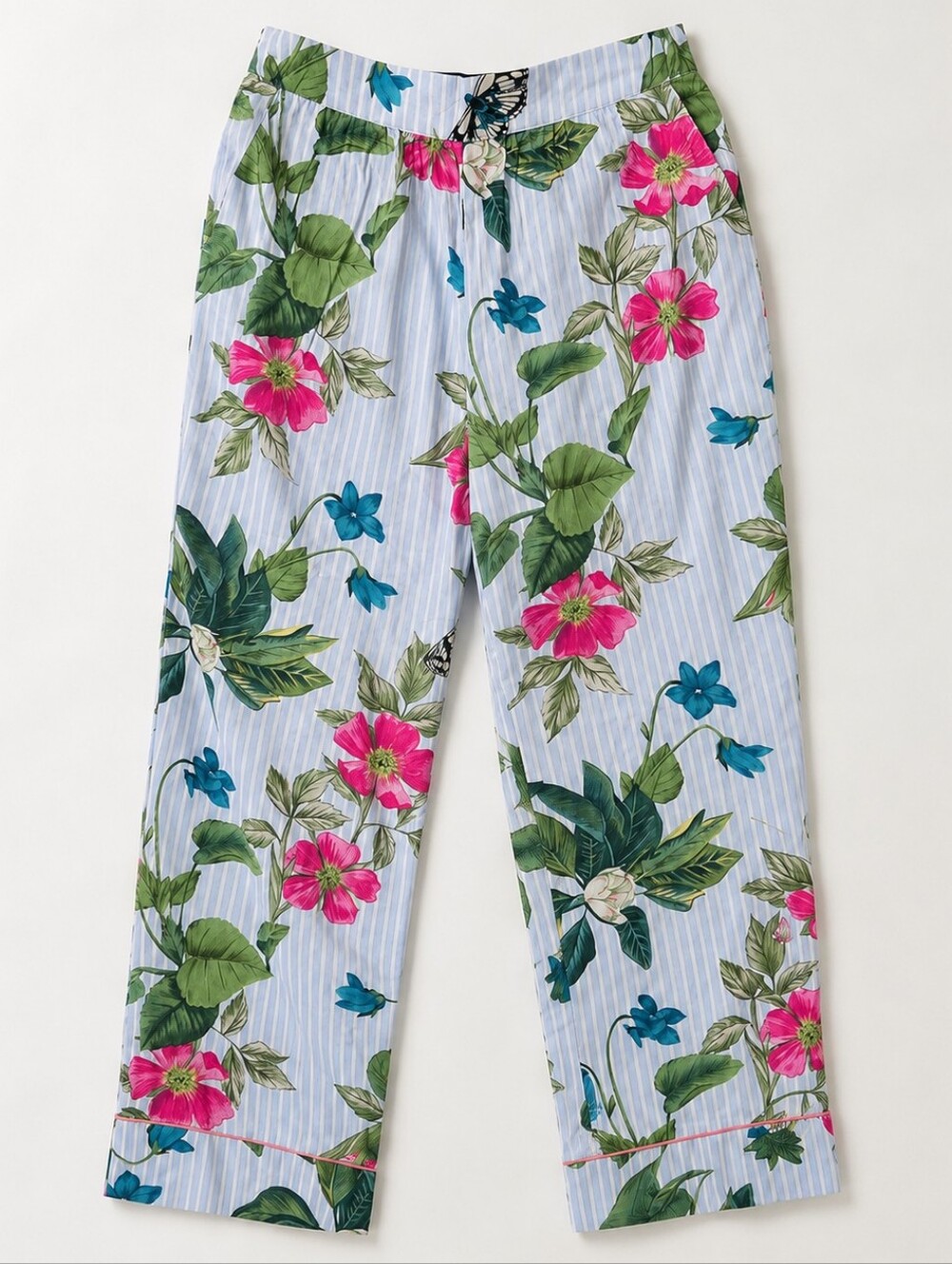 Joules Women's Floral Pajama Pants Botanical Print Lounge / Sleep Wear